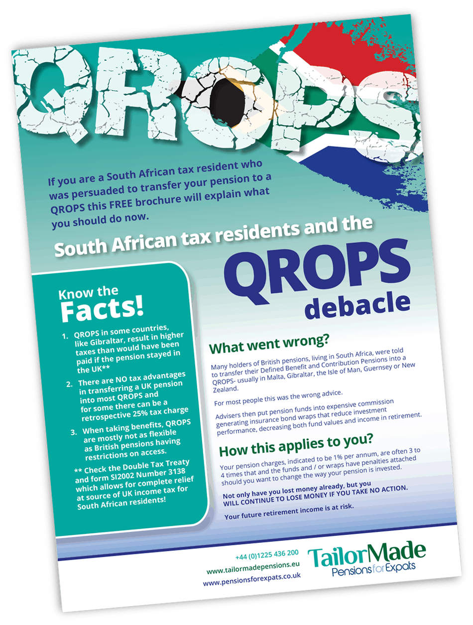QROPS Facts For Resident Expatriates In South Africa Brochure