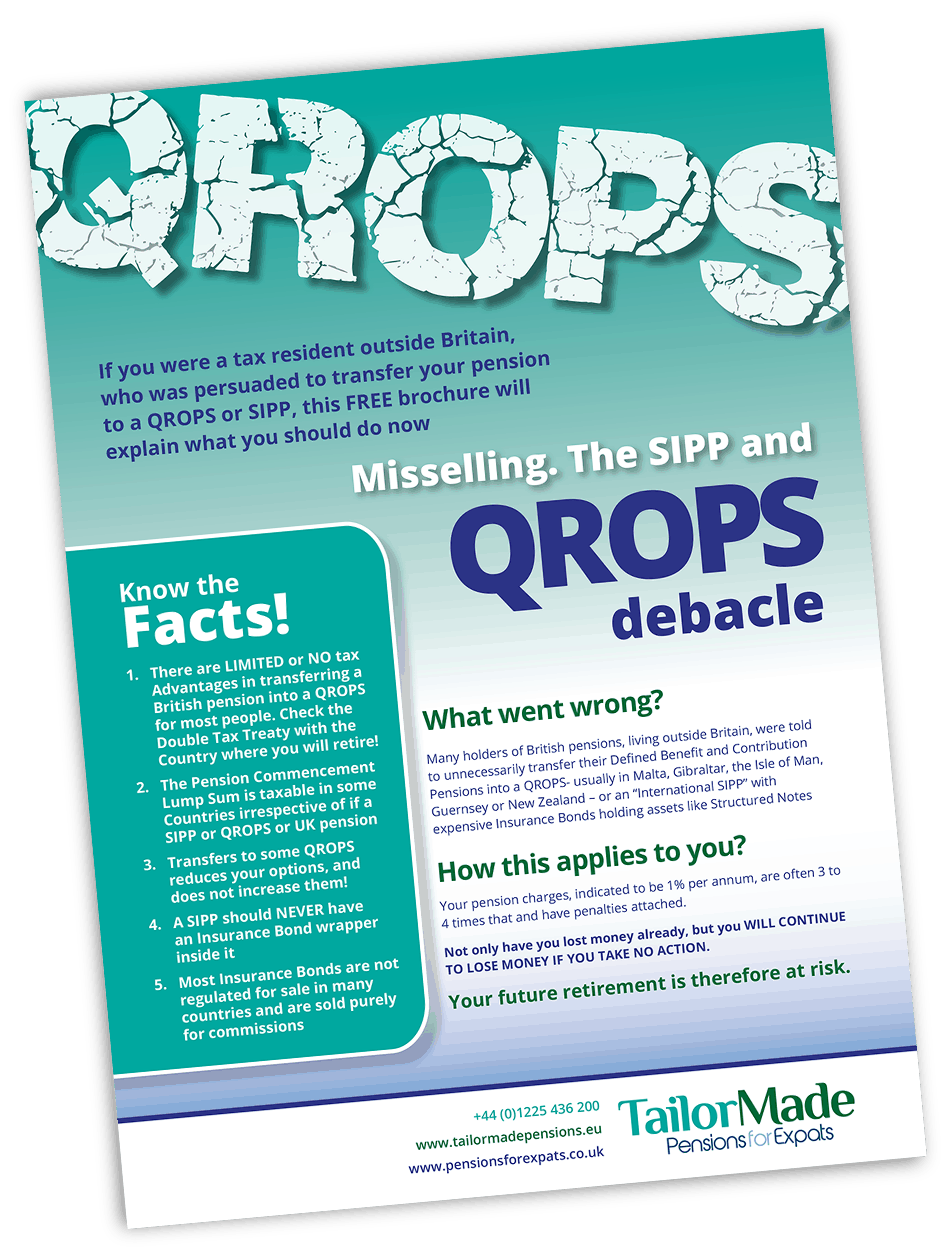 QROPS SIPPs Facts For Resident Expatriates In France Brochure